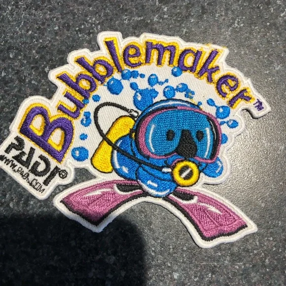 PADI Scuba Diving - Bubblemaker Patch/Emblem - NOS - Picture 2 of 3